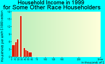 Frederick household income for some other race householders