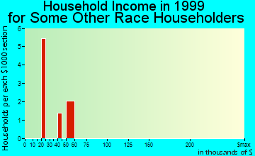 Hardesty household income for some other race householders