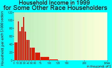 Tulsa household income for some other race householders