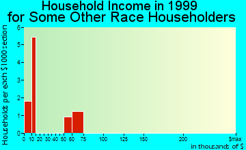 Canyonville household income for some other race householders