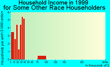 Del Rey household income for some other race householders