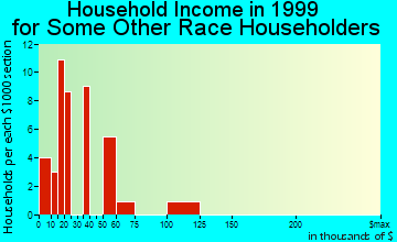 West Chester household income for some other race householders