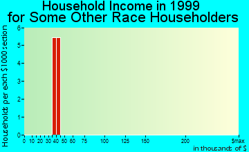 West Hazleton household income for some other race householders
