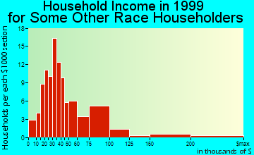 Home Gardens household income for some other race householders