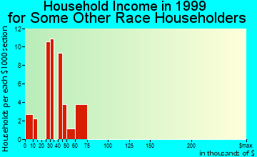 Athens household income for some other race householders