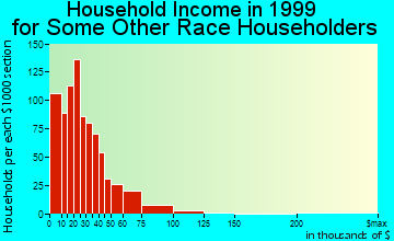 Brownsville household income for some other race householders