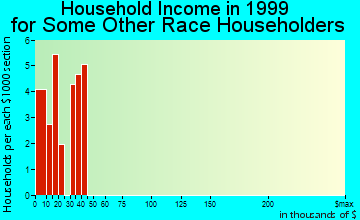 Crockett household income for some other race householders