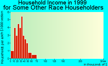 Farwell household income for some other race householders