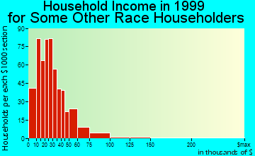 Midland household income for some other race householders