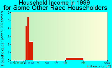 Scenic Oaks household income for some other race householders