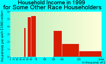 Southlake household income for some other race householders