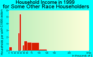 Spanish Fork household income for some other race householders