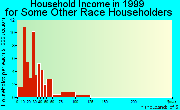 Burlington household income for some other race householders