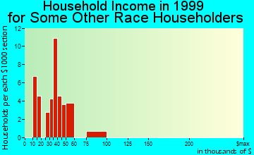 Edmonds household income for some other race householders