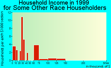 Kirkland household income for some other race householders
