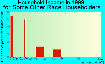 Salmon Creek household income for some other race householders