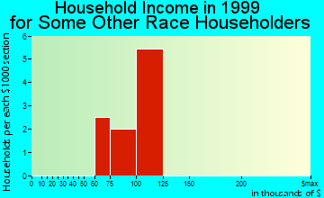 Saukville household income for some other race householders