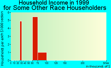 Waterloo household income for some other race householders