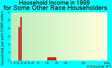 Yreka household income for some other race householders