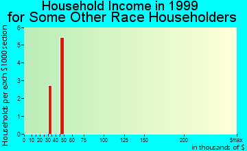 Bennett household income for some other race householders