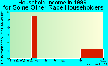Carriage Club household income for some other race householders