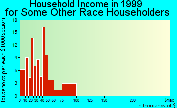 Fort Lupton household income for some other race householders