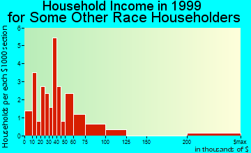 La Salle household income for some other race householders