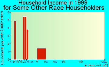 Parker household income for some other race householders