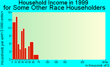 Trinidad household income for some other race householders