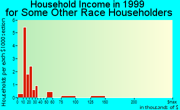 Bridgeville household income for some other race householders