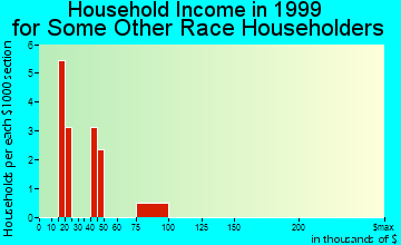 Selbyville household income for some other race householders