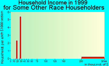 Florida Ridge household income for some other race householders