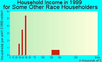 Cumming household income for some other race householders