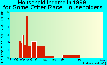 Kennesaw household income for some other race householders