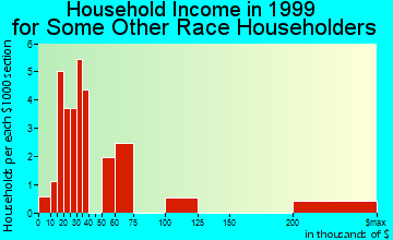 Lawrenceville household income for some other race householders