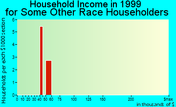 Whitmore Village household income for some other race householders