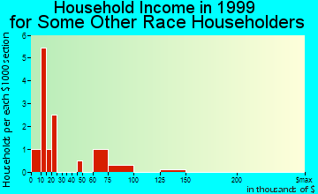 Bellevue household income for some other race householders