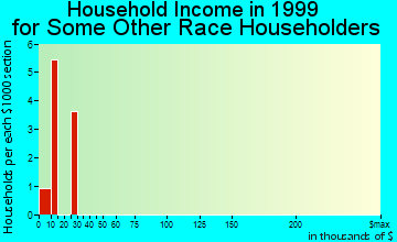 Hagerman household income for some other race householders
