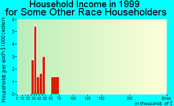 Belleville household income for some other race householders