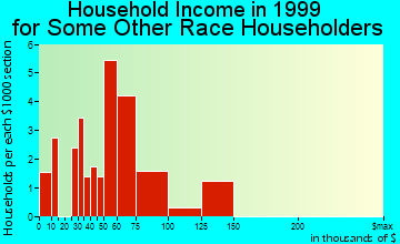 Bellwood household income for some other race householders