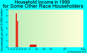 Cary household income for some other race householders