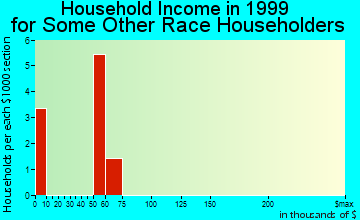 Charleston household income for some other race householders
