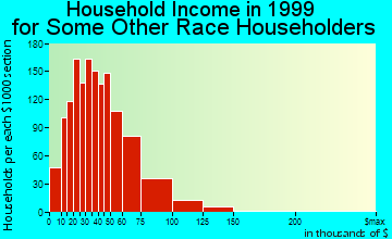 Cicero household income for some other race householders