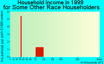 Dwight household income for some other race householders
