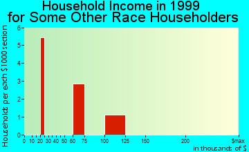 Fox Lake household income for some other race householders
