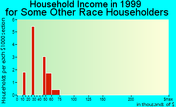 Freeport household income for some other race householders