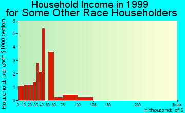 Decatur household income for some other race householders