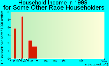 Dunlap household income for some other race householders