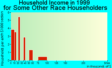 West Lafayette household income for some other race householders