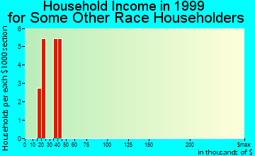 Buffalo household income for some other race householders